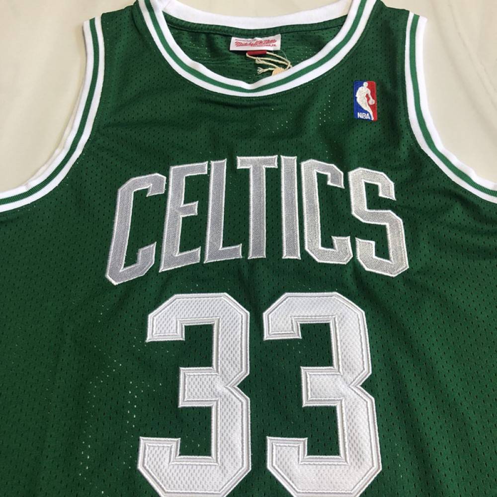 Larry Bird Boston Celtics Throwback 1985-86 Hardwood Classics Jersey - Kelly Green-Pro Kit Vault | Brand New 26/27 Sports Jerseys